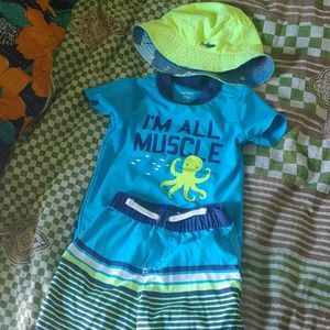 Carter's baby boy swimsuit set